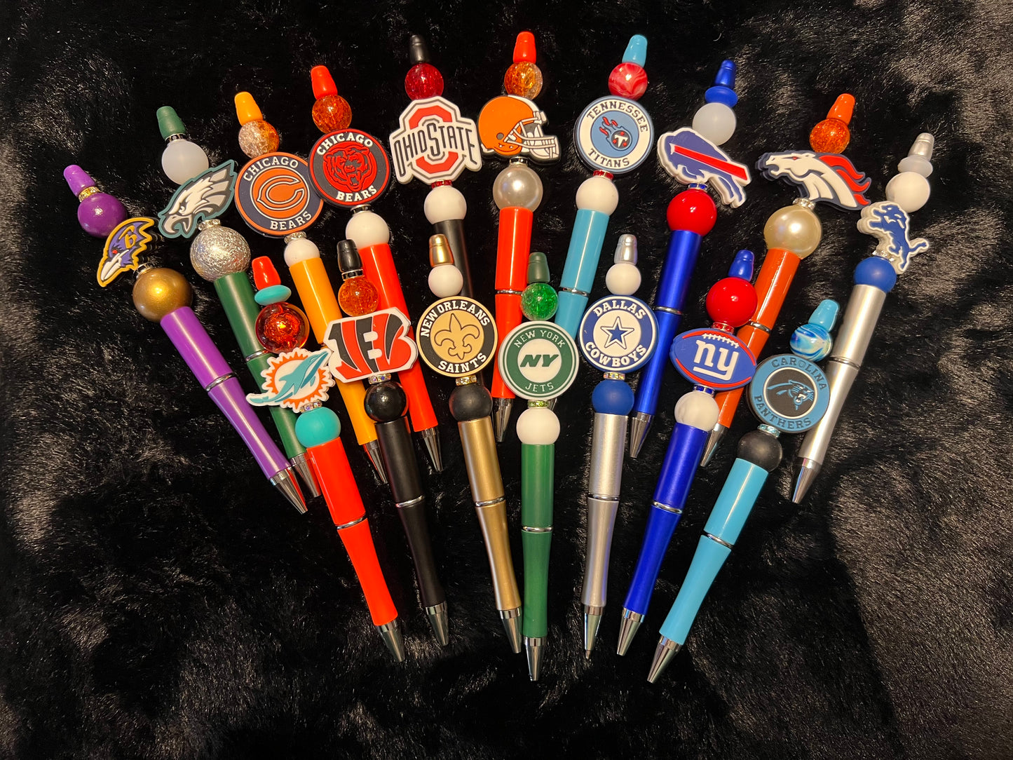 Football Beadable Pens